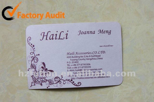 Folding Four Sides Printed Paper Hangtags