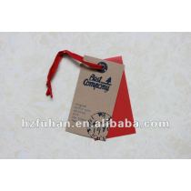 fancy fabric and special hangtag for dress germent
