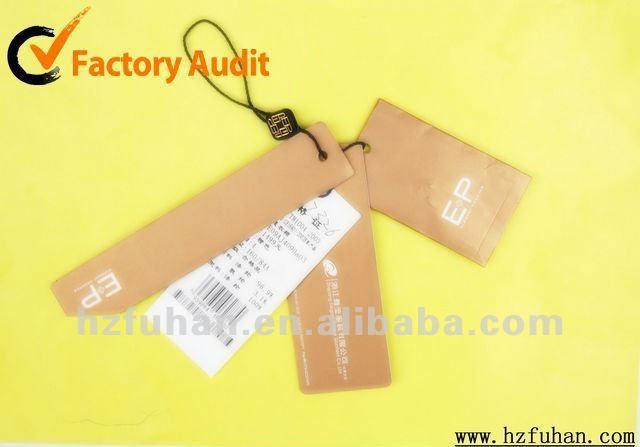 Colorful Paper Hang Tags for Child's Clothing