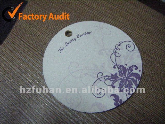 Customized Flower Shape Hangtag for Child's Garment