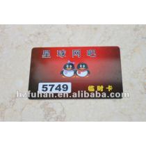 Environmental protection printed tags for Internet cafe