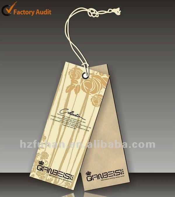 Vintage Paper Hang Tag with Eyelet