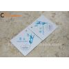 Square paper hang tag for bag