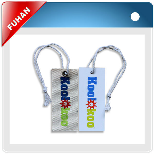 Clothing Paper Hang Tag Design with String (FUHAN-45)