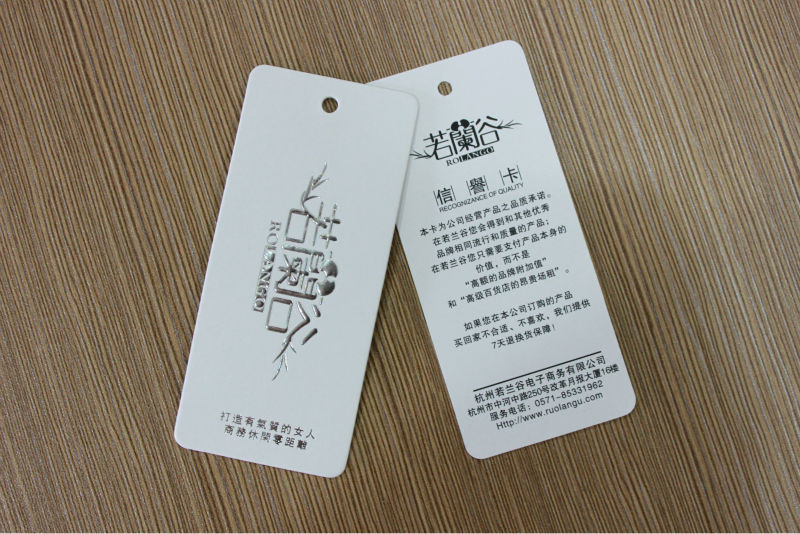 hangtags manufacturers customized home textile hang tag