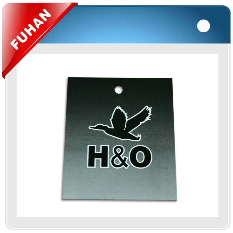 Customized colorful brand hangtag for shoes