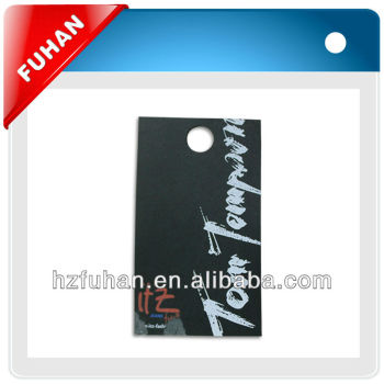 germent hang tag for pillow and fur coat