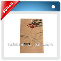 2013 hot popular hang tag for garments, for apparels, for shirts