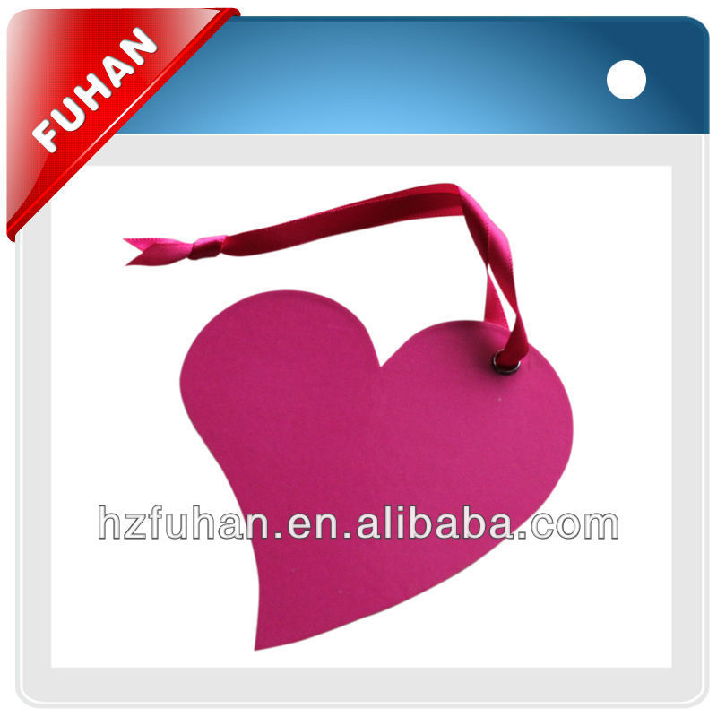 heart new hangtag design with silk ribbon