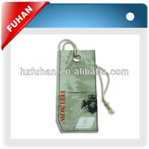 woodfree paper colorful hang paper tags for clothing