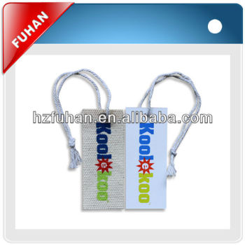 2014 fashionable plastic hang tag string for kids shoes