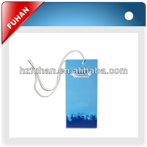 Newest fashion style directly factory hangtag for appareal