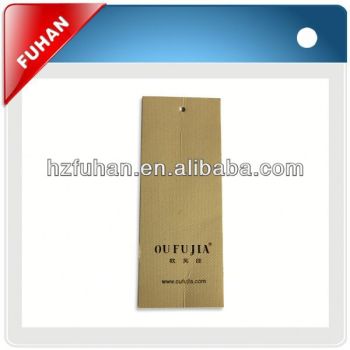 Directly factory cotton fabric garment hangtag