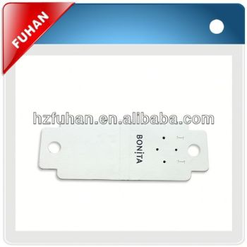 China's Newest design directly factory hang tag for apprarel