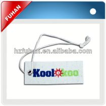 Newest design directly factory clothing hang tag