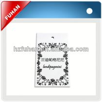 Newest design directly factory hotel hangtag