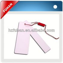 Newest design directly factory clothing tag with string