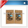 Newest design directly factory kraft paper tag