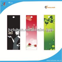 Newest design directly factory paper labels hangtag for clothes and belt