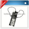 Newest design printed clothing tags with string