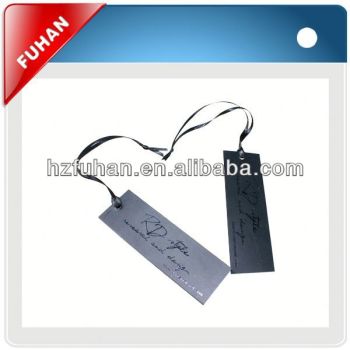 Newest design directly factory clothing hangtag and card