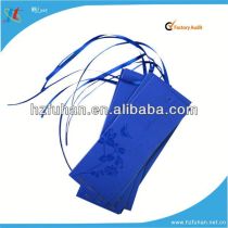 Newest design directly factory clothing label tag with string