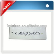 Newest design directly factory clothing label garment hang tags