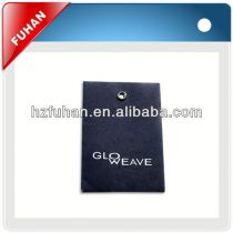 2013 Newest design directly factory emboss paper hangtags