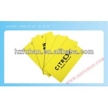 2013 Newest design directly factory jeans fashion hangtag