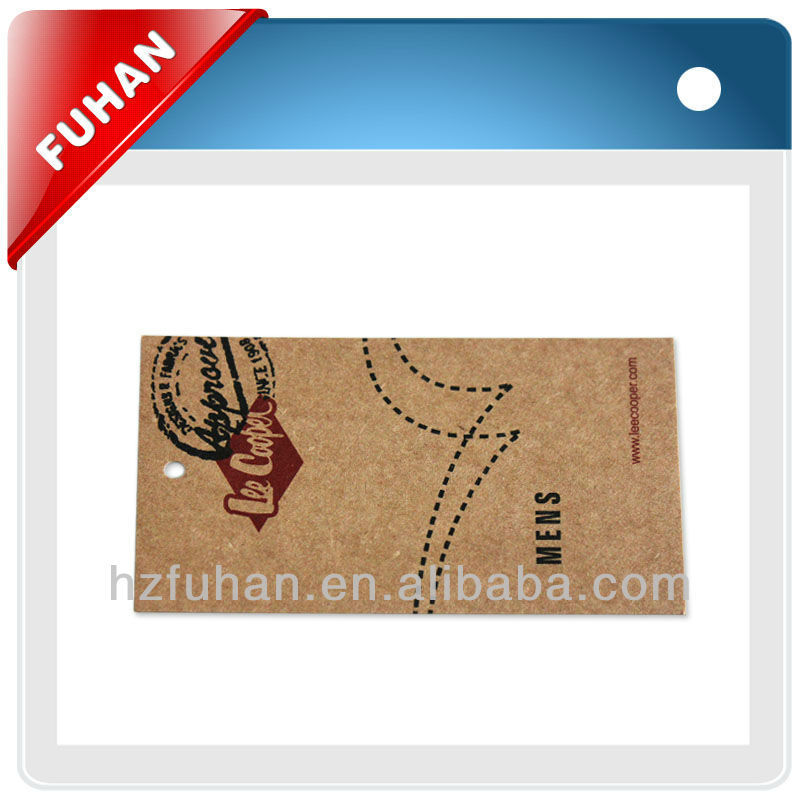 2013 Hot-sale garment hang tags for apparels