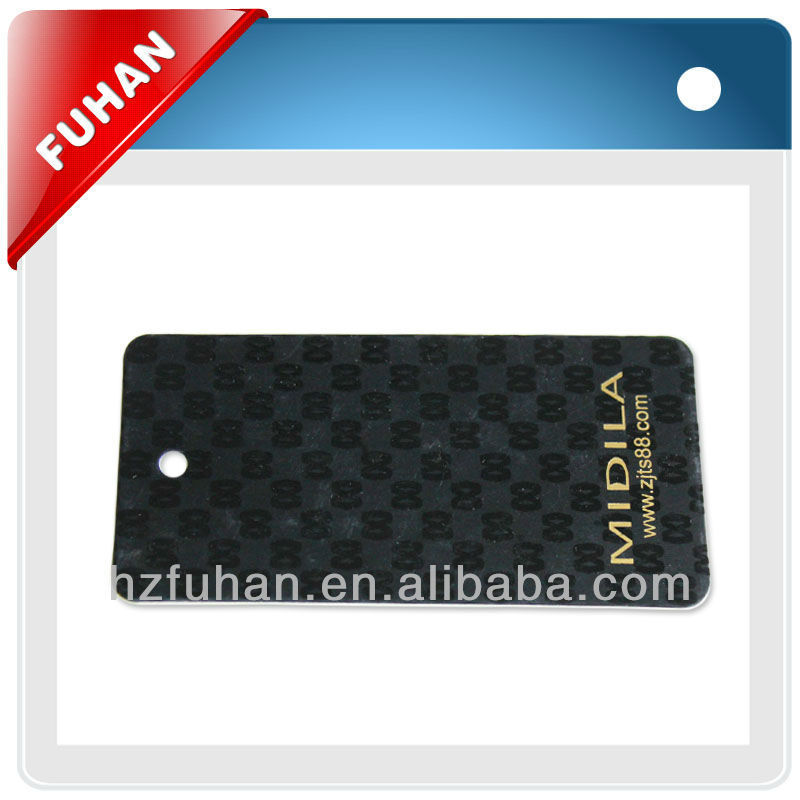 2013 newest style garment jeans paper hang tags