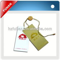 Paper and plastic hanging tags