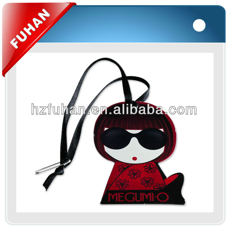 Fashionable Custom round paper tags for clothing