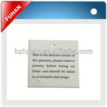 cardboard paper hang tag for jewelry