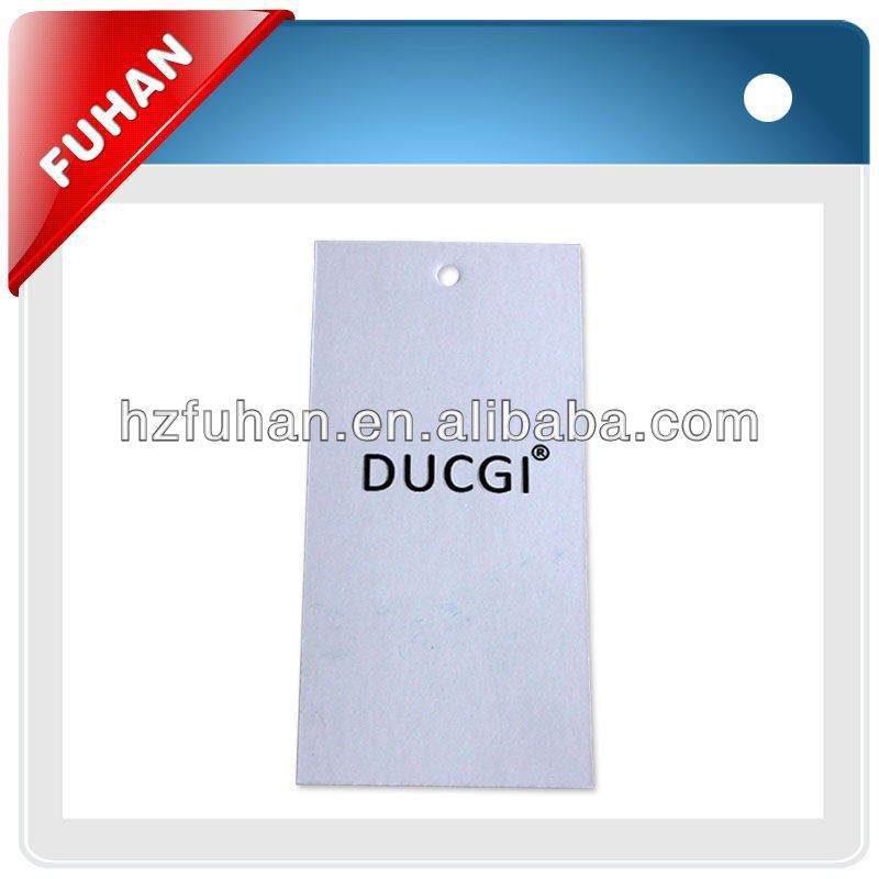 high quality bleached cotton labels