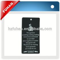 design printed hanging tags for clothing