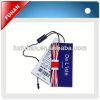 Provide professional clear plastic hangtags