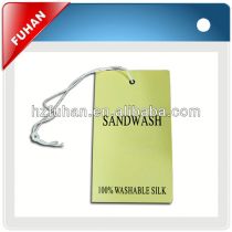 Provide professional hangtags for clothing