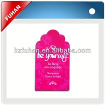 Good quality brilliant hangtags for clothing