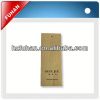 Direct Manufacturer supply hang paper tag