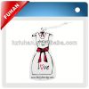 Welcome to custom fashionable and clear logo hang tag