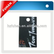 Welcome to custom fashionable and clear logo garment hang tags