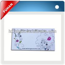 supply best quality printing screen hang tag /labels