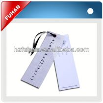 high quality garment label/delicate colorful hang tag