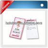 high quality garment label/delicate designer paper hang tags