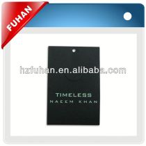 high quality garment label/delicate new plastic tag