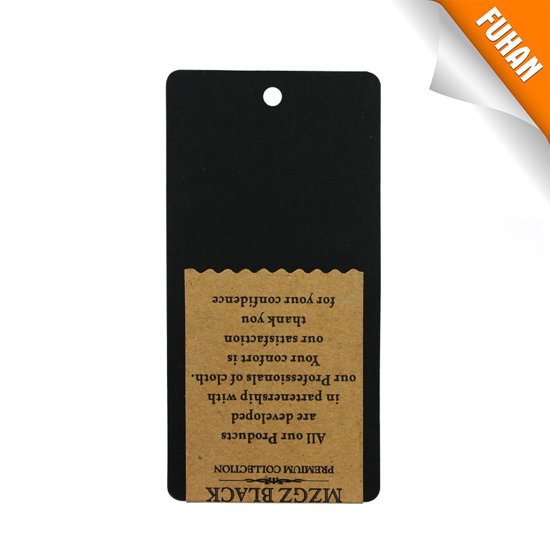 Custom double copper paper hang tag