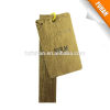 Customized embossed brown paper jean hang tag