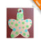 In the shape of four-leaf clover hang tag