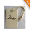 Special paper hang tag with cotton string